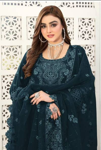 PAKISTANI 5126 BY OS DESIGNER GEORGETTE SALWAR SUIT WHOLESALER IN INDIA